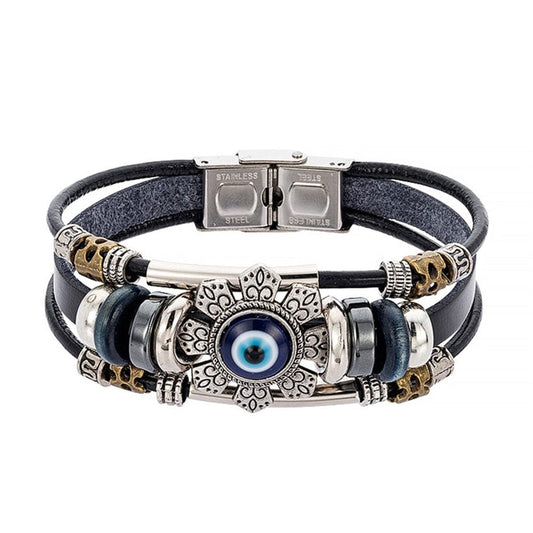 Greek Evil Eye Evil Eye Multi-layer Handmade Bracelet