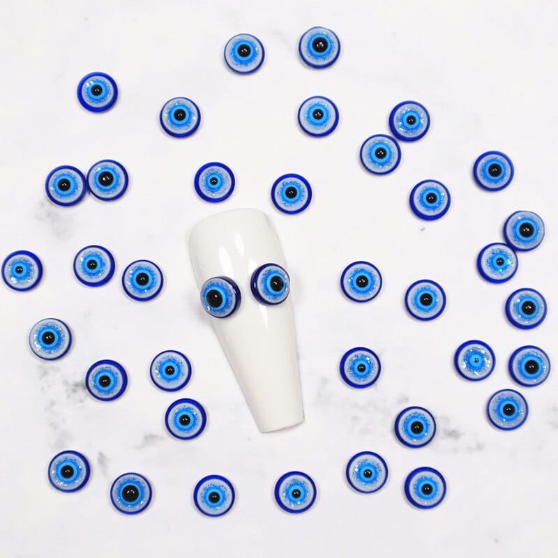 Greek Evil Eye Evil Eye Nail Beads