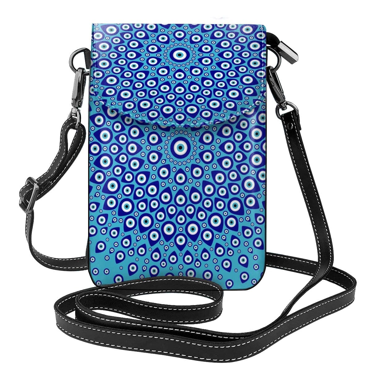 Greek Evil Eye Evil Eye Pattern Shoulder Bags