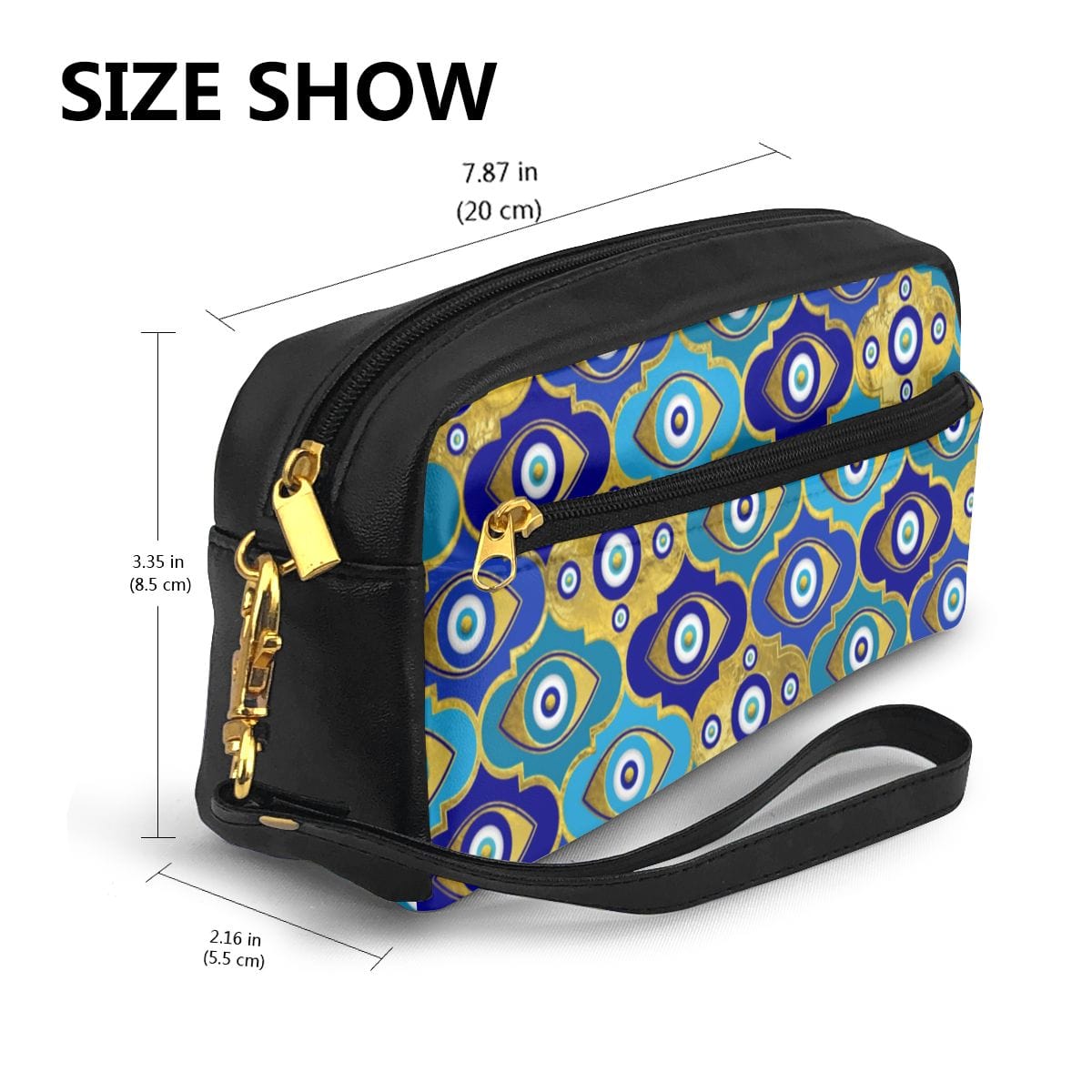 Greek Evil Eye Evil Eye Printed Cosmetics Purse