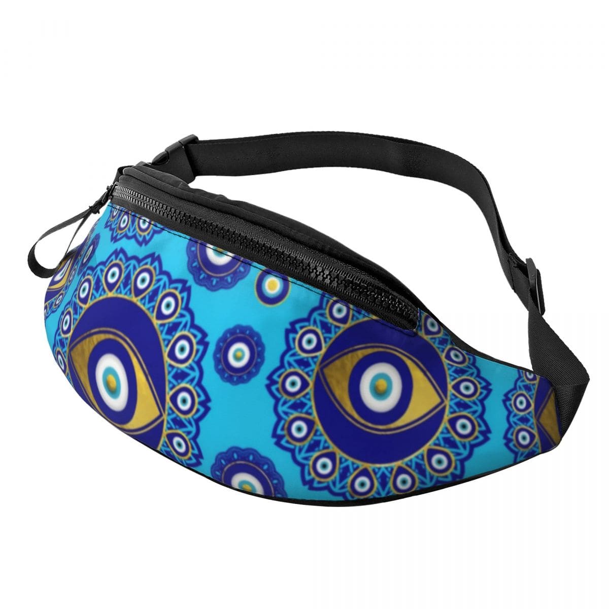 Greek Evil Eye Evil Eye Printed Waist Bag