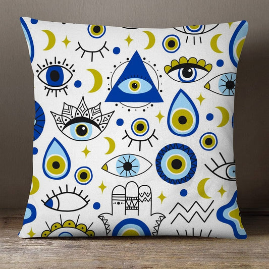 Greek Evil Eye Evil Eye Protection Pillow