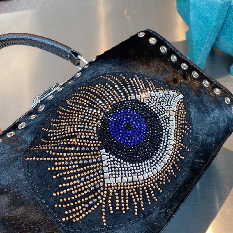 Greek Evil Eye Evil Eye Rhinestone Handbag