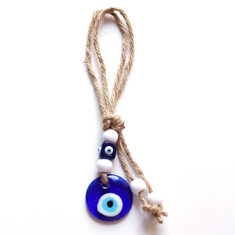 Greek Evil Eye Evil Eye Rope keychain