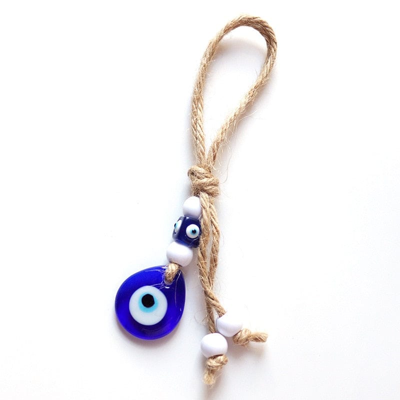 Greek Evil Eye Evil Eye Rope keychain