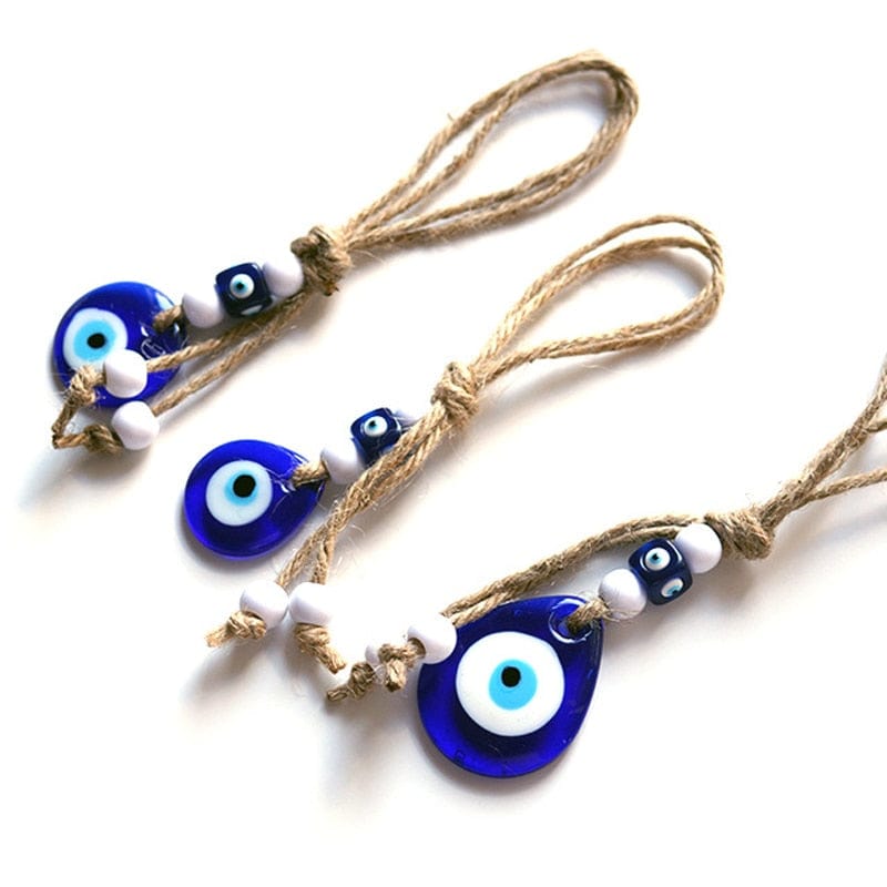 Greek Evil Eye Evil Eye Rope keychain