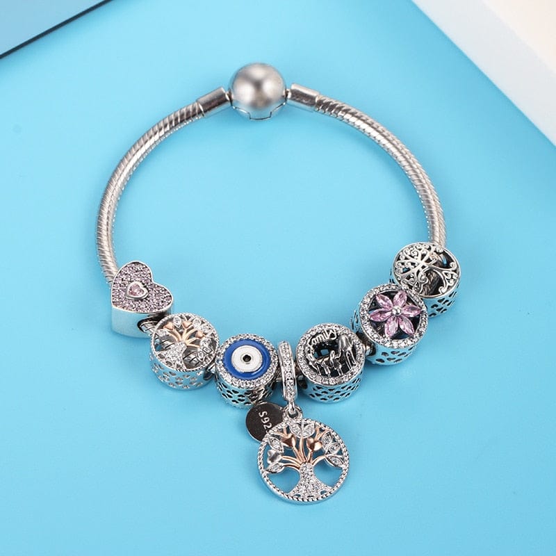 Greek Evil Eye Evil Eye Silver Charms Creative beads