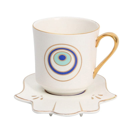 Greek Evil Eye Evil Eye Stylish Cups & Saucers