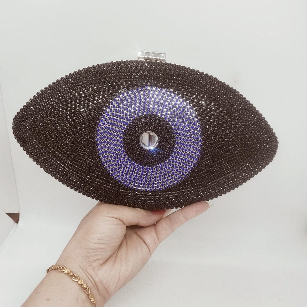 Greek Evil Eye Evil Eye Velvet Clutch