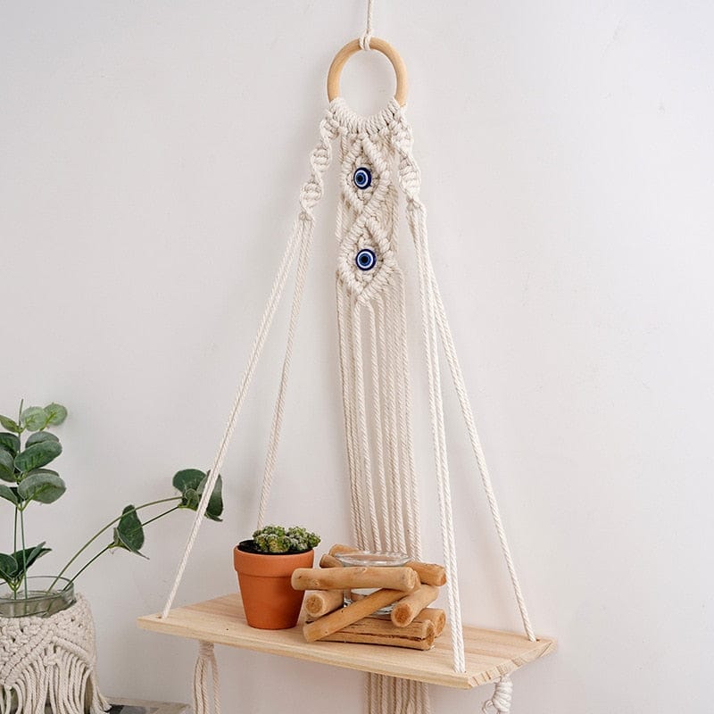 Greek Evil Eye Evil Eye Wall Hanging Shelf