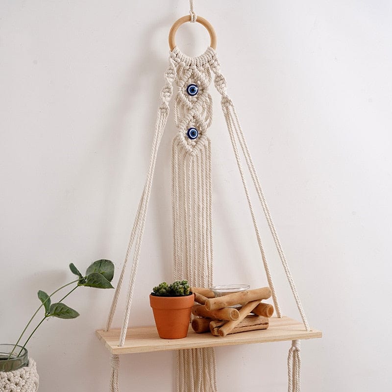 Greek Evil Eye Evil Eye Wall Hanging Shelf