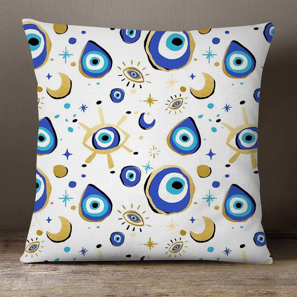 Greek Evil Eye Evil Eye Ward Off Pillow