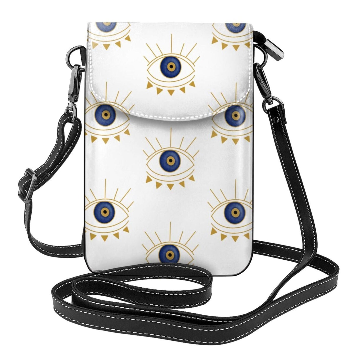 Greek Evil Eye Evil Eye Women Leather Purse