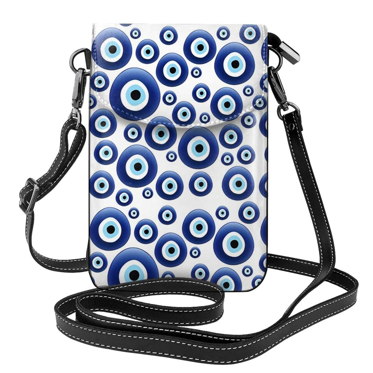 Greek Evil Eye Evil Eye Women Leather Purse