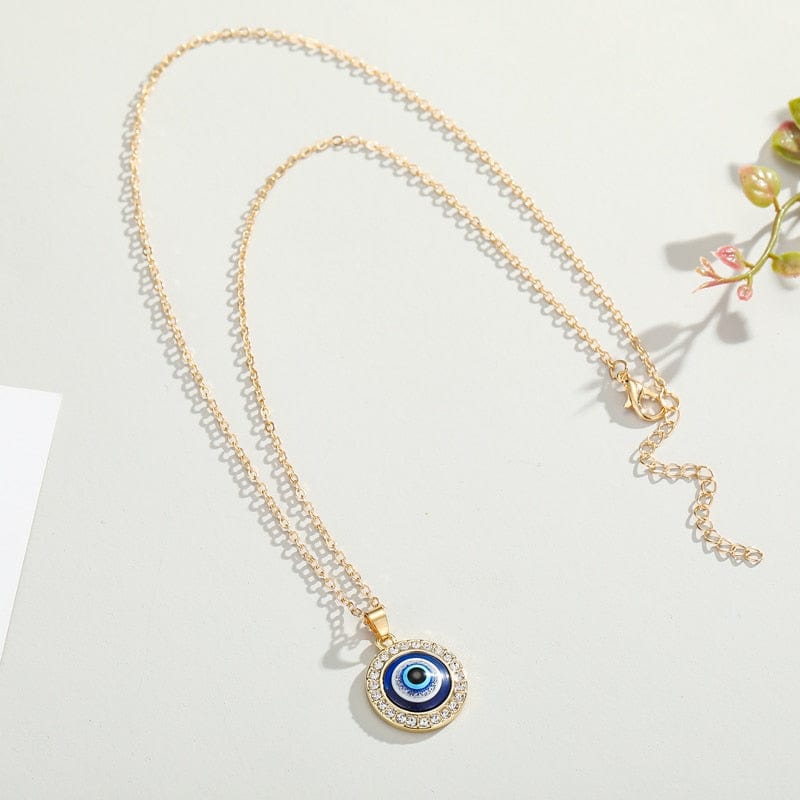 Greek Evil Eye Evil Eye Women Pendant Necklace