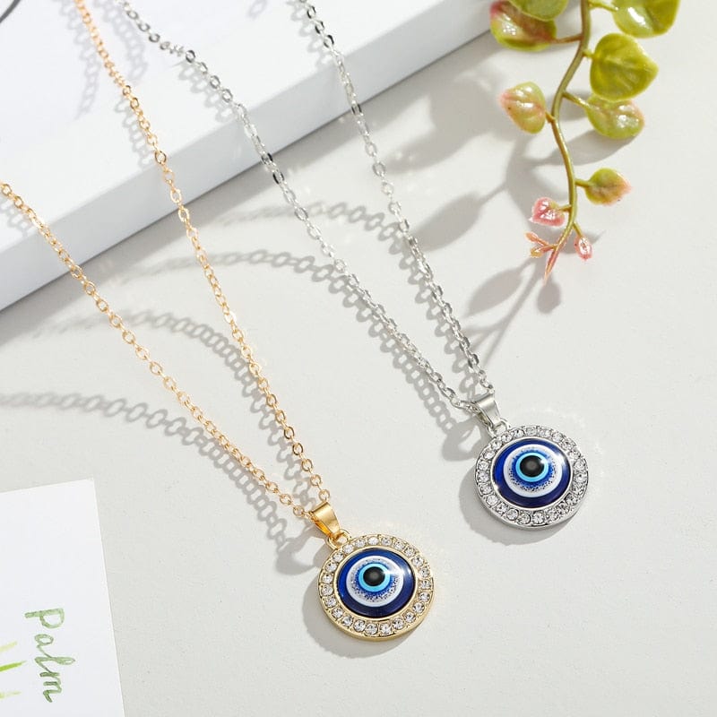 Greek Evil Eye Evil Eye Women Pendant Necklace