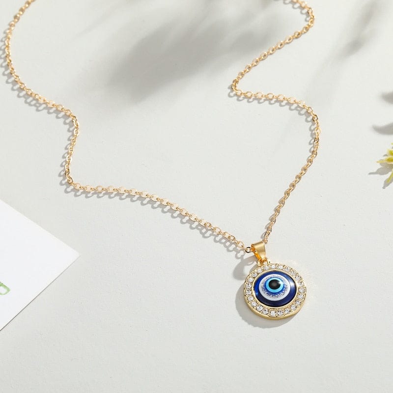 Greek Evil Eye Evil Eye Women Pendant Necklace