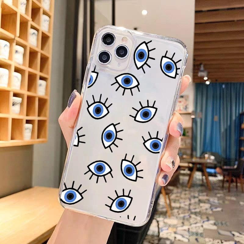 Greek Evil Eye IPhone 6 6s / Black & Blue Evil Eye Phone Cases for Apple Phones