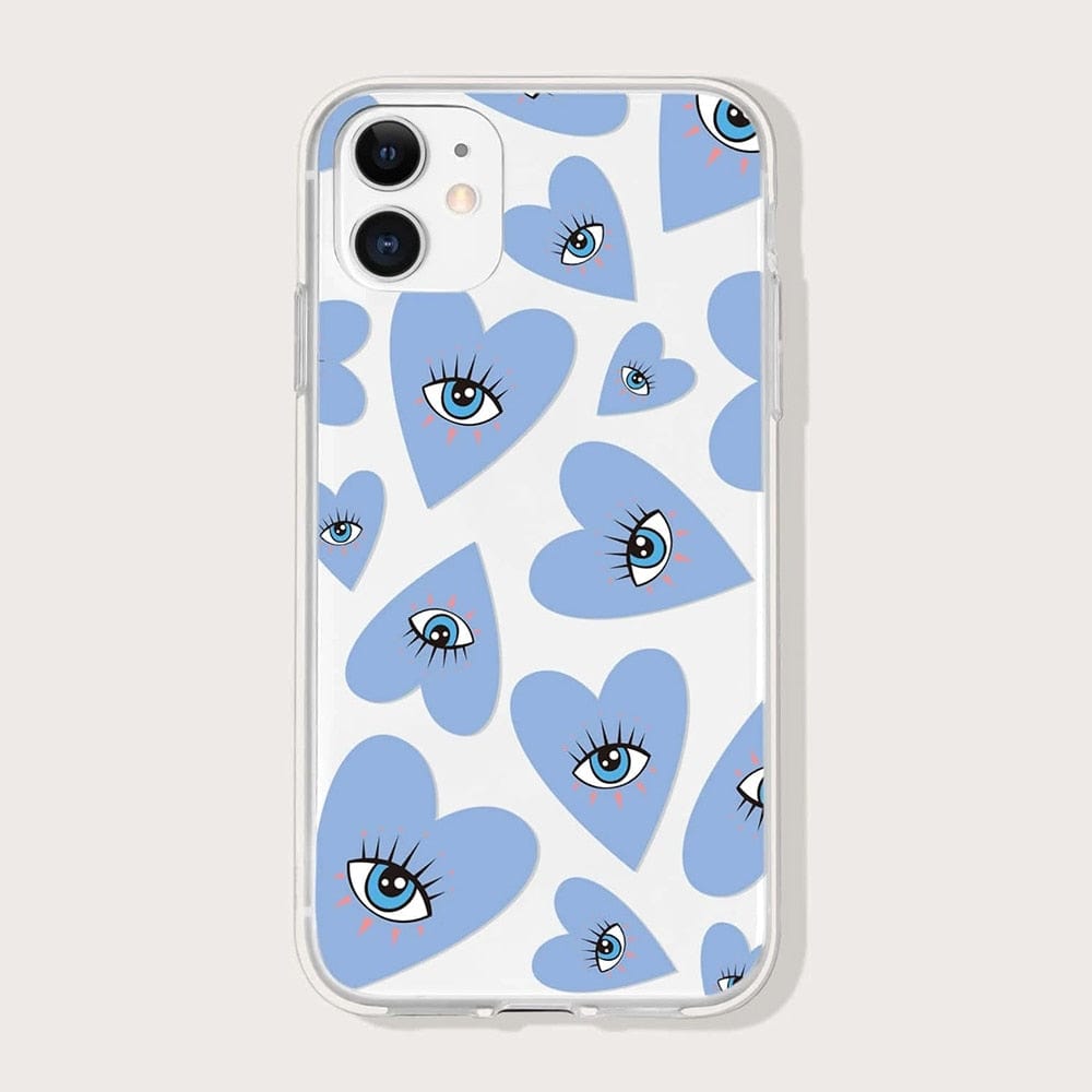 Greek Evil Eye IPhone 6 6s / White & Sky Evil Eye Phone Cases for Apple Phones