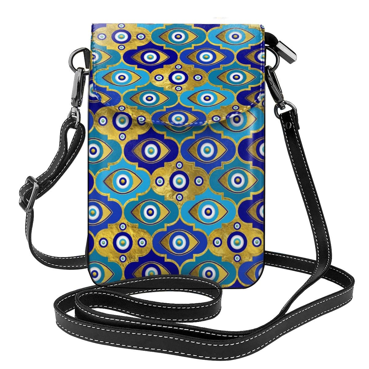 Greek Evil Eye Multi color Evil Eye Shoulder Bag for Women