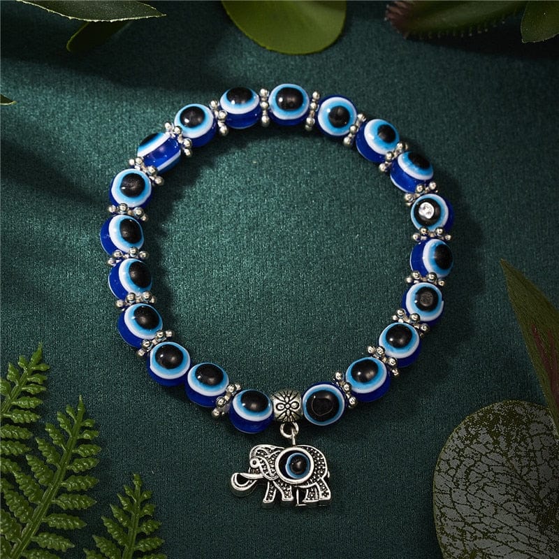 Greek Evil Eye Multicolor Evil Eye Hamsa Hand Bracelet