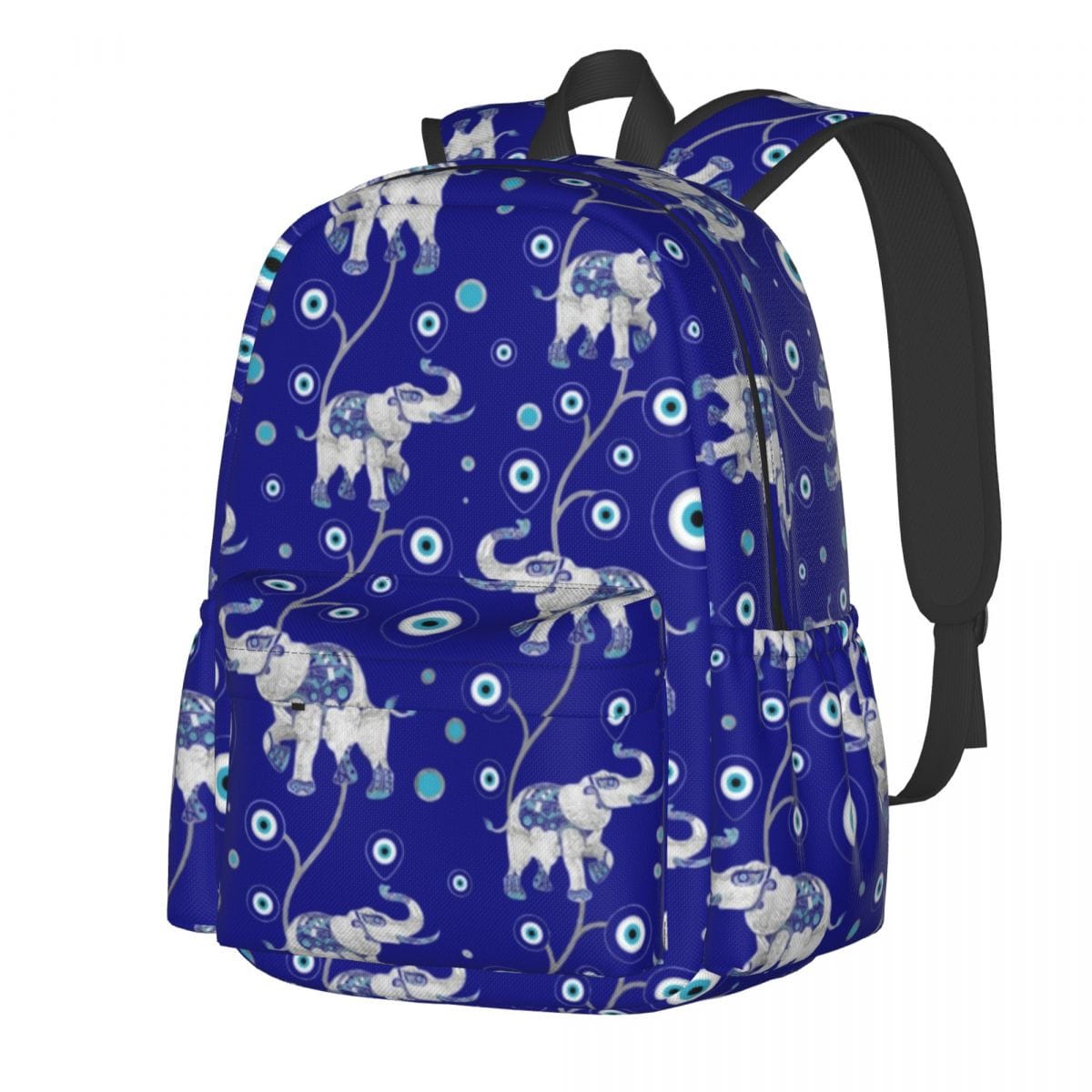 Greek Evil Eye Navy blue Evil Eye Printed Polyester Bags