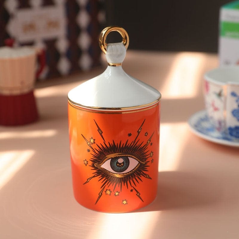 Greek Evil Eye Orange Evil Eye Ceramic Pretty Mug