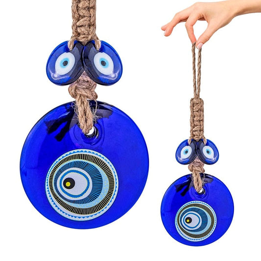 Greek Evil Eye Peacock Blue Evil Eye Pendant Hanging