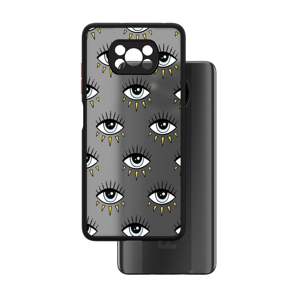 Greek Evil Eye Poco X3 / Evil Stare Evil Eye Printed Fancy Phone Cases