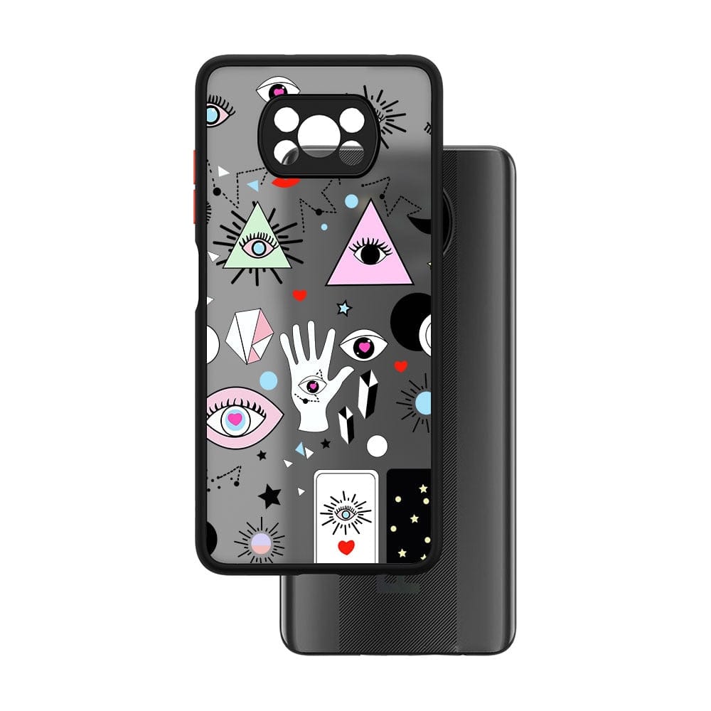 Greek Evil Eye Poco X3 / Hamsa Evil Eye Printed Fancy Phone Cases