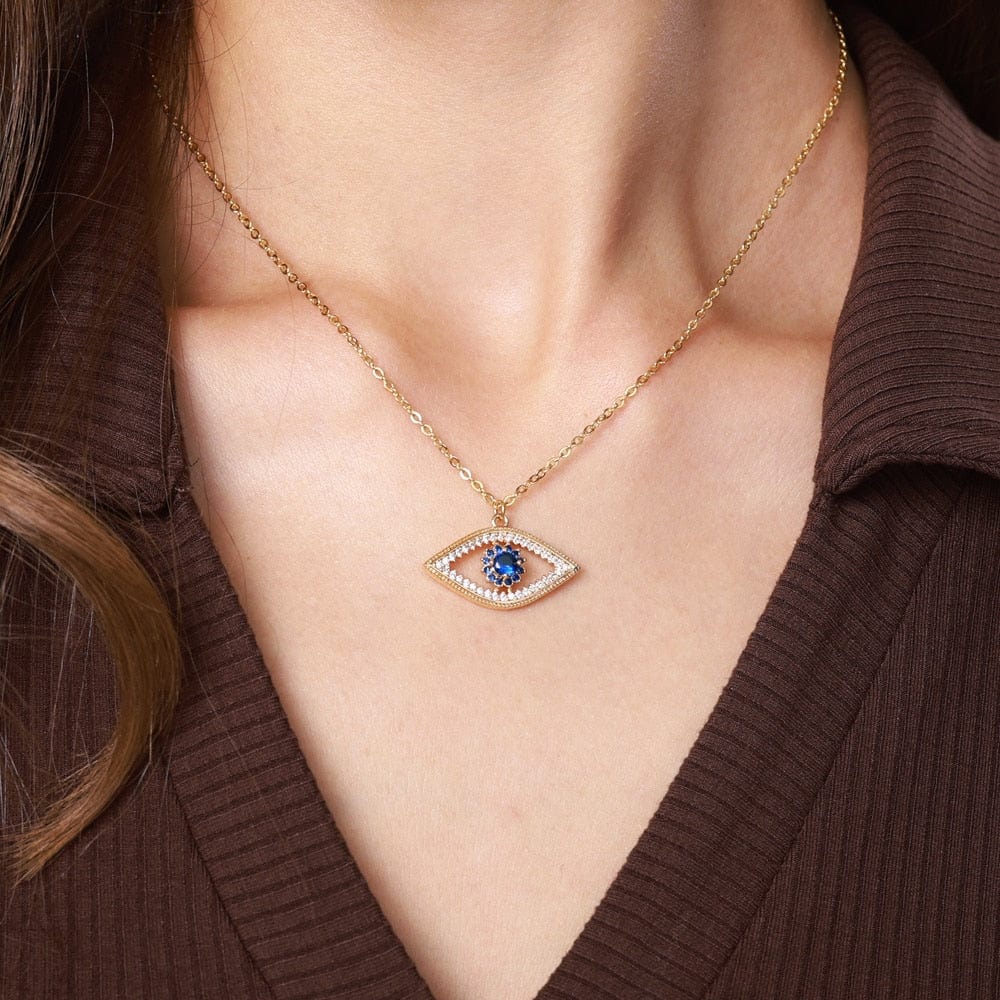 Greek Evil Eye Pretty Evil Eye Gift Pendant Necklace