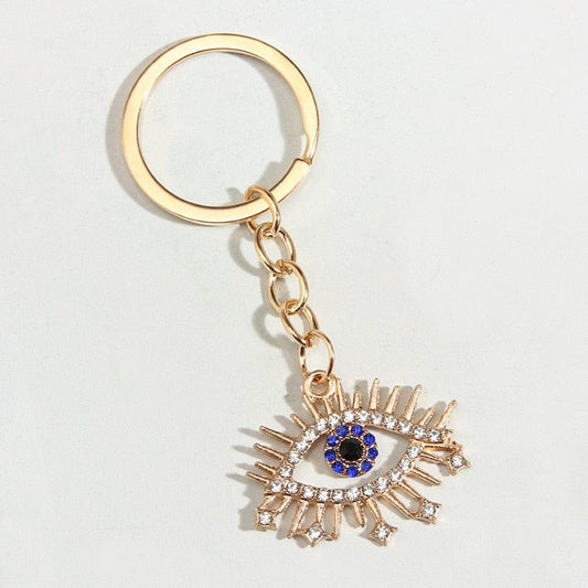 Greek Evil Eye Pretty Evil Eye Pretty Design Golden Keychain