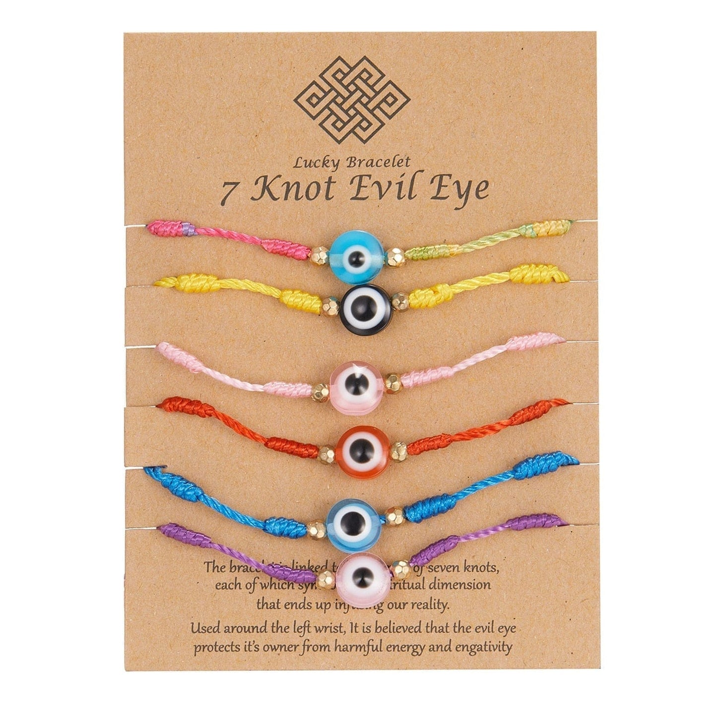 Greek Evil Eye Random / 6 Pieces 6Pcs/Set Evil Eye Friendship Bracelet