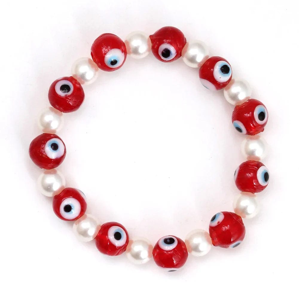 Greek Evil Eye red Evil Eye Beads Bracelet for Women