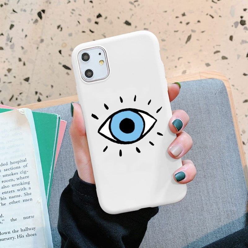 Greek Evil Eye Redmi note 10 4G 10S / Aqua Pretty Evil Eye Phone Cases