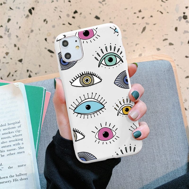 Greek Evil Eye Redmi note 10 4G 10S / Colorful Pretty Evil Eye Phone Cases