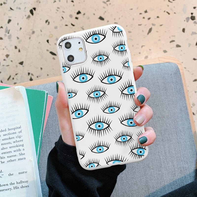 Greek Evil Eye Redmi note 10 4G 10S / Sky Blue Pretty Evil Eye Phone Cases