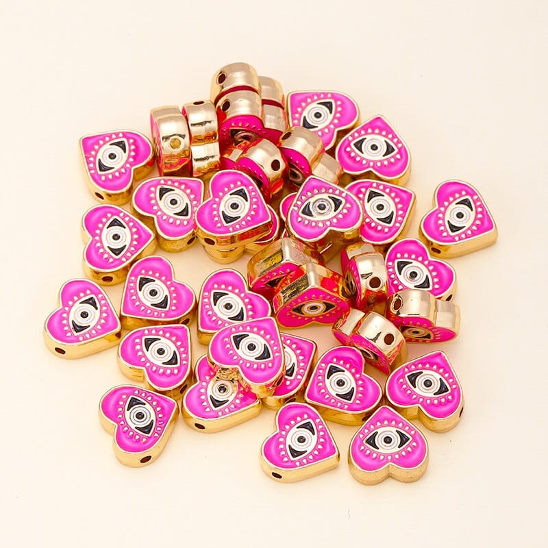 Greek Evil Eye Rose Evil Eye Beads for Jewelry