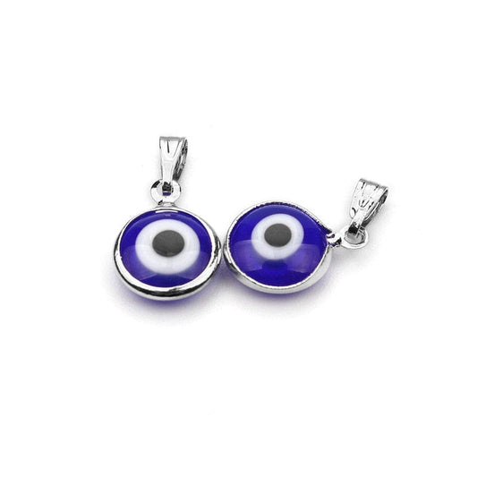 Greek Evil Eye Round Evil Eye Charm Pendants