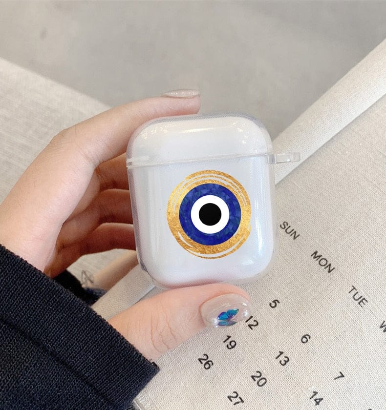 Greek Evil Eye Round-Eye / Airpods 1 2 Evil Eye AirPods Case