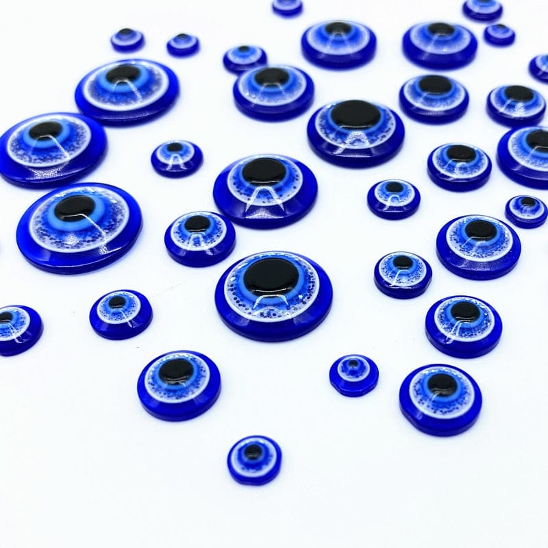 Greek Evil Eye Round Shape Evil Eye Spacer Beads