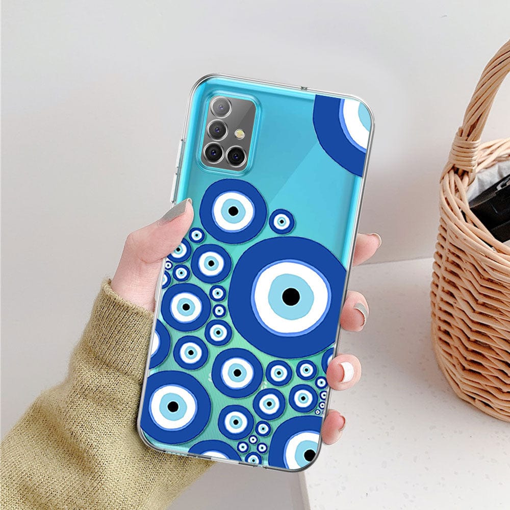 Greek Evil Eye Samsung A51 4G / Design 2 Samsung Galaxy Evil Eye Silicone Case