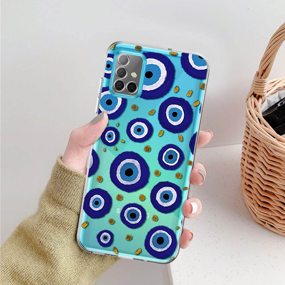 Greek Evil Eye Samsung A51 4G / Design 6 Samsung Galaxy Evil Eye Silicone Case