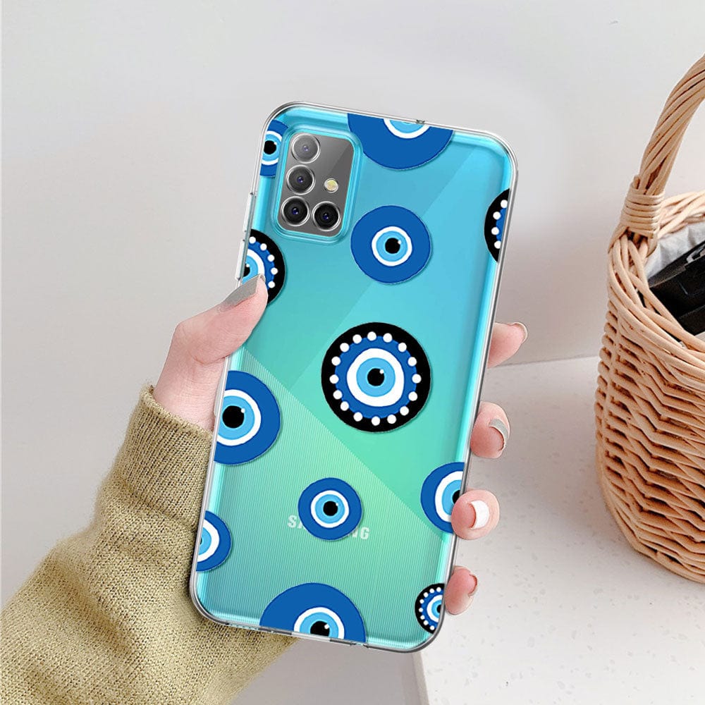 Greek Evil Eye Samsung A51 4G / Design 9 Samsung Galaxy Evil Eye Silicone Case