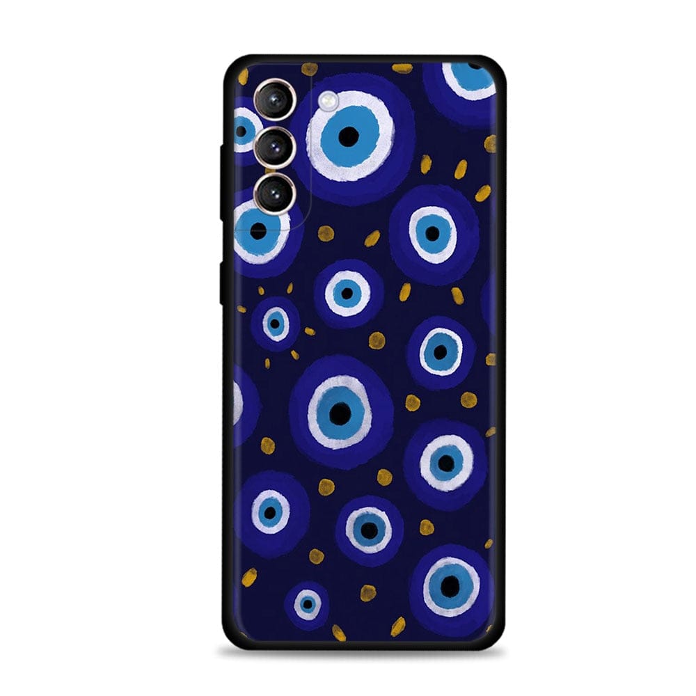 Greek Evil Eye Samsung S22 5G / Black Evil Eye Phone Case Range for Samsung Phones