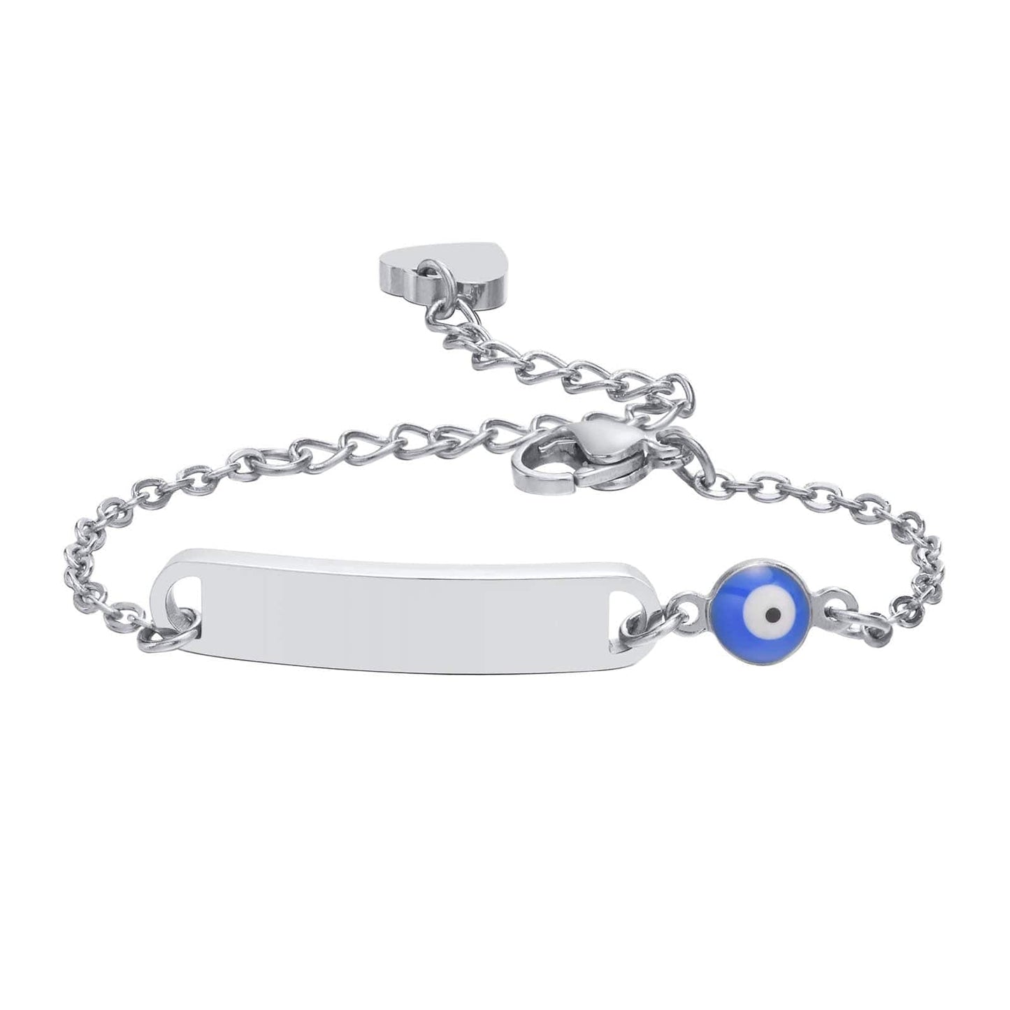 Greek Evil Eye Silver Evil Eye Custom Bracelet