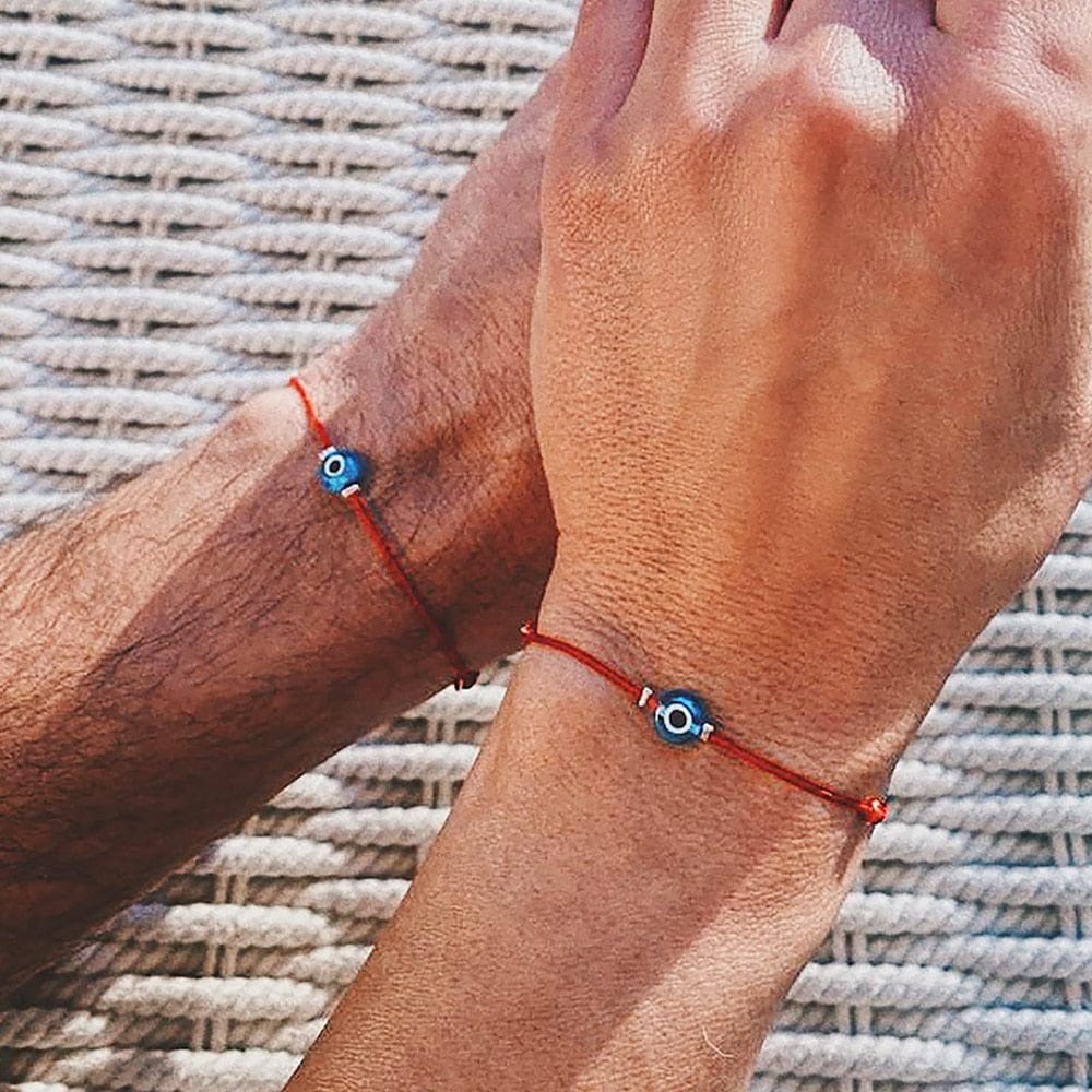 Greek Evil Eye Simple String Evil Eye Men's Bracelet