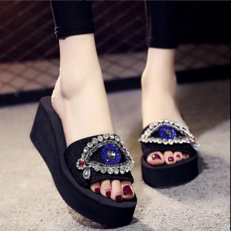 Greek Evil Eye Soft Classic Evil Eye Sandals