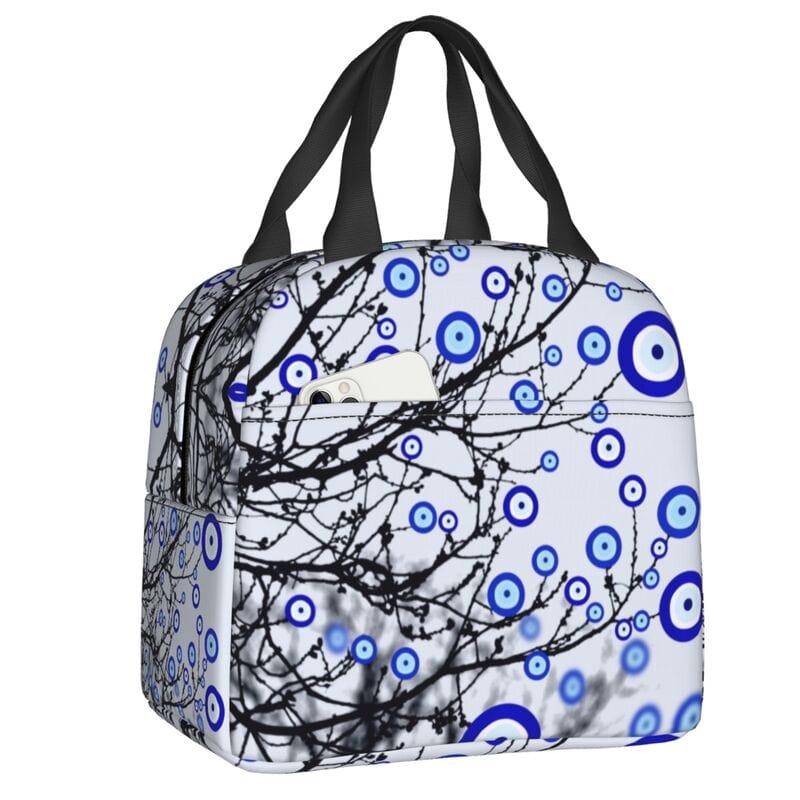 Greek Evil Eye Tree branch Evil Eye Picnic Bag 3D Printed