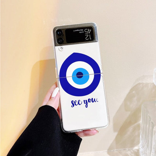 Greek Evil Eye Z Flip 3 / See You Samsung Z Flip Evil Eye Case